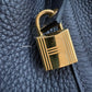 HERMES Picotin Lock 18 Caban Dark Blue Black Taurillion Clemence Gold Hardware K Stamp