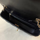 CHANEL 24K Black Lambskin Classic Rectangular Extra Mini 18cm Flap Light Gold Hardware