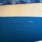 GOYARD Plumet Pocket Wallet Bag Sky Blue Goyardine Canvas