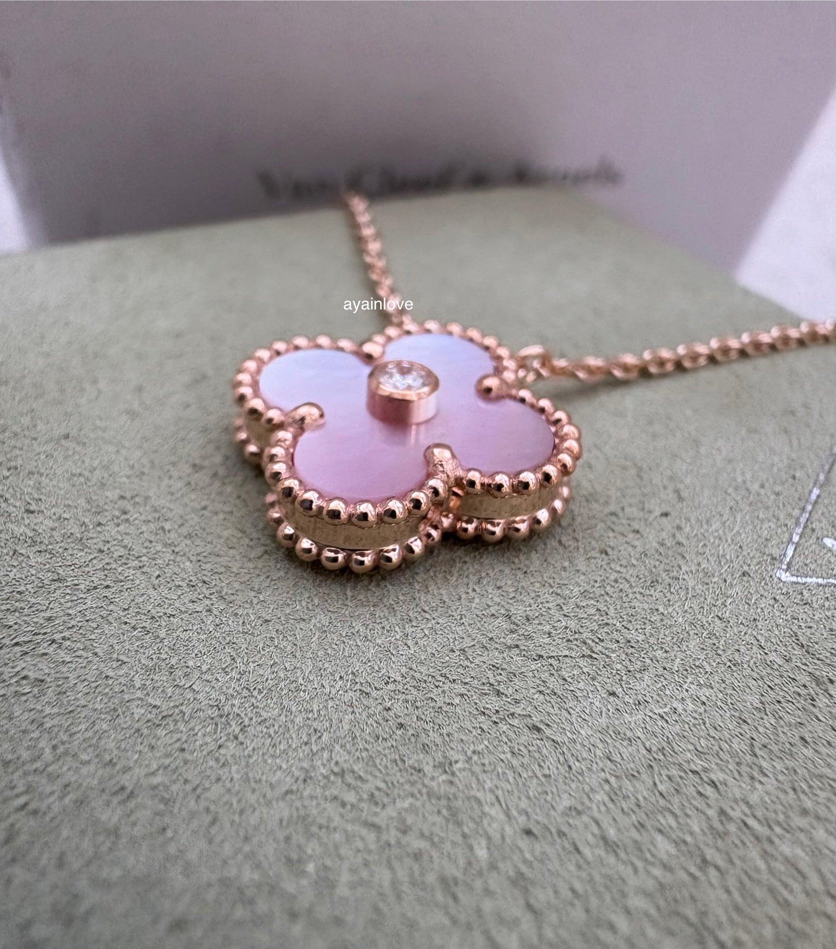 VAN CLEEF ARPELS VCA 18KT Rose Gold Limited 2025 Holiday Pendant