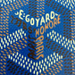 GOYARD Plumet Pocket Wallet Bag Sky Blue Goyardine Canvas