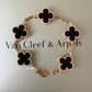 Van Cleef Arpels VCA 5 Motifs Bracelet Onyx 18KT Yellow Gold Vintage Alhambra