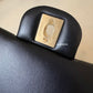 CHANEL Black Lambskin Top Handle Rectangular Mini Gold Hardware