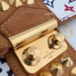LOUIS VUITTON Courtney White Multicolour Murakami Clutch Bag Gold Hardware