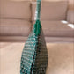 GOYARD Green Goyardine Hobo Boheme PM Bag with Blue Heart Stamp