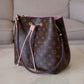 LOUIS VUITTON LV NeoNoe MM Pink Monogram Bucket Bag Gold Hardware