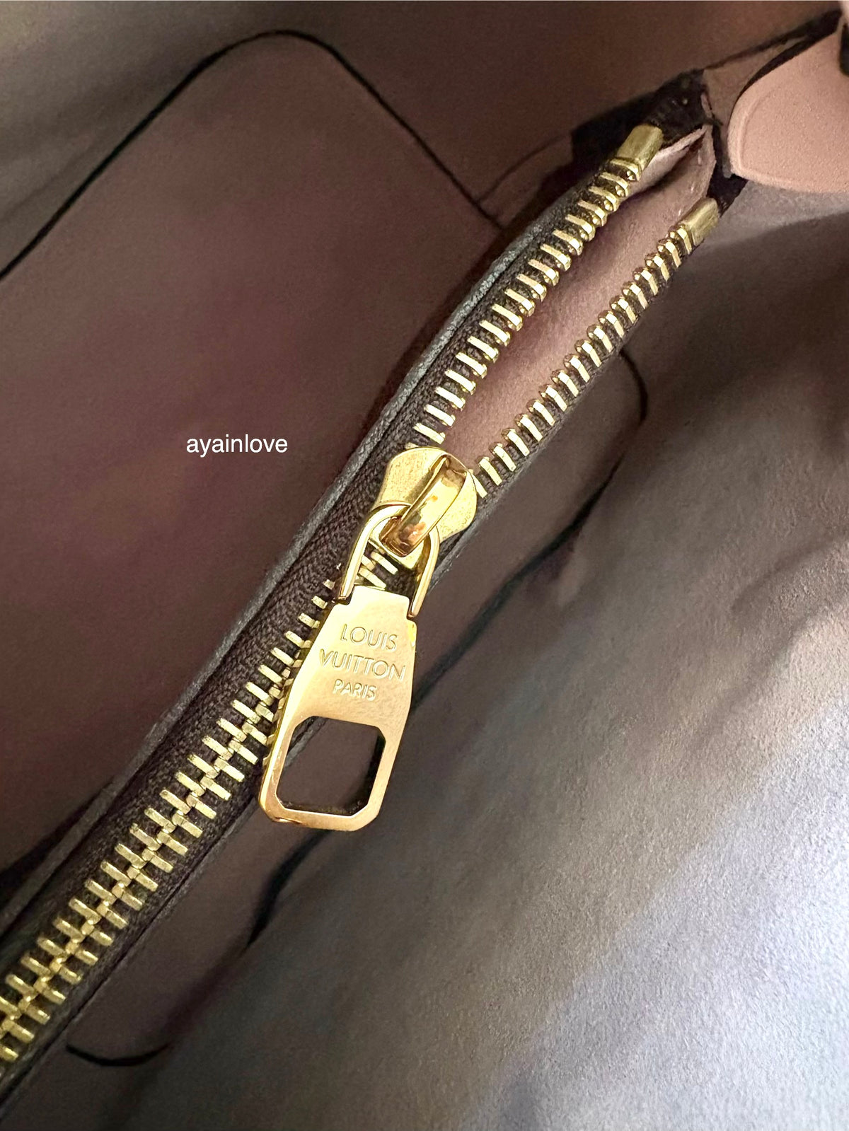 LOUIS VUITTON LV NeoNoe MM Pink Monogram Bucket Bag Gold Hardware