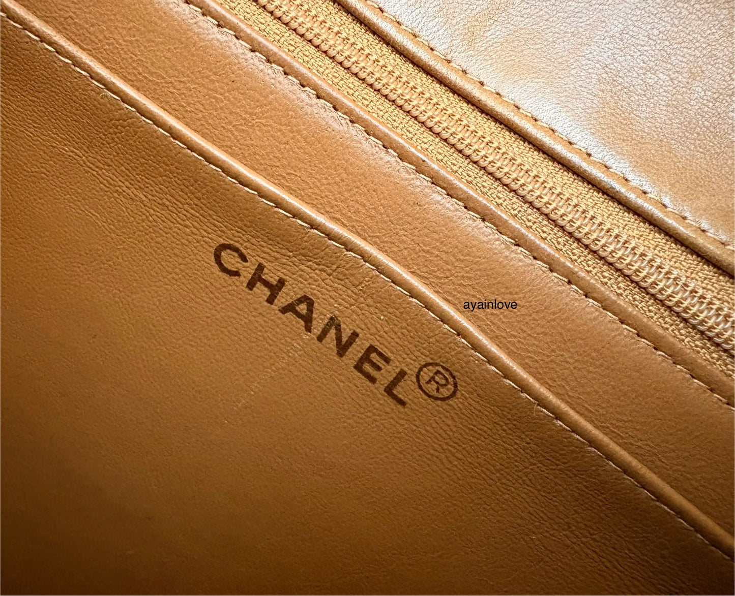 CHANEL Vintage Dark Beige Quilted Jumbo Classic Single Flap Oversized CC Bag 24KT Gold Plated Hardware Series 3