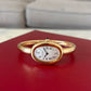 CARTIER 18KT Yellow Gold Baignoire 2025 Small Model Watch Size 17