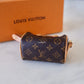 LOUIS VUITTON LV Micro Speedy Monogram Bag Charm