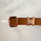 HERMES Pop H 15 Belt Gold Epsom Size 80 Rose Gold Hardware B Stamp
