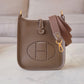 HERMES Mini Evelyne TPM 16 Amazone Etoupe Clemence Gold Hardware U Stamp