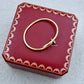 CARTIER 18KT Yellow Gold Full Size Classic JUC Juste Un Clou Diamonds Bracelet Size 17
