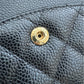 CHANEL Black Caviar Medium/Large Classic Flap Gold Hardware