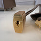 HERMES Kelly 25 Etoupe Epsom Bag Gold Hardware W Stamp