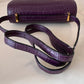 HERMES Constance Mini 18 Amethyst Purple Matte Alligator Leather Gold Hardware Y Stamp
