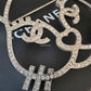 CHANEL 16K Cat Choupette Crystal Large Brooch