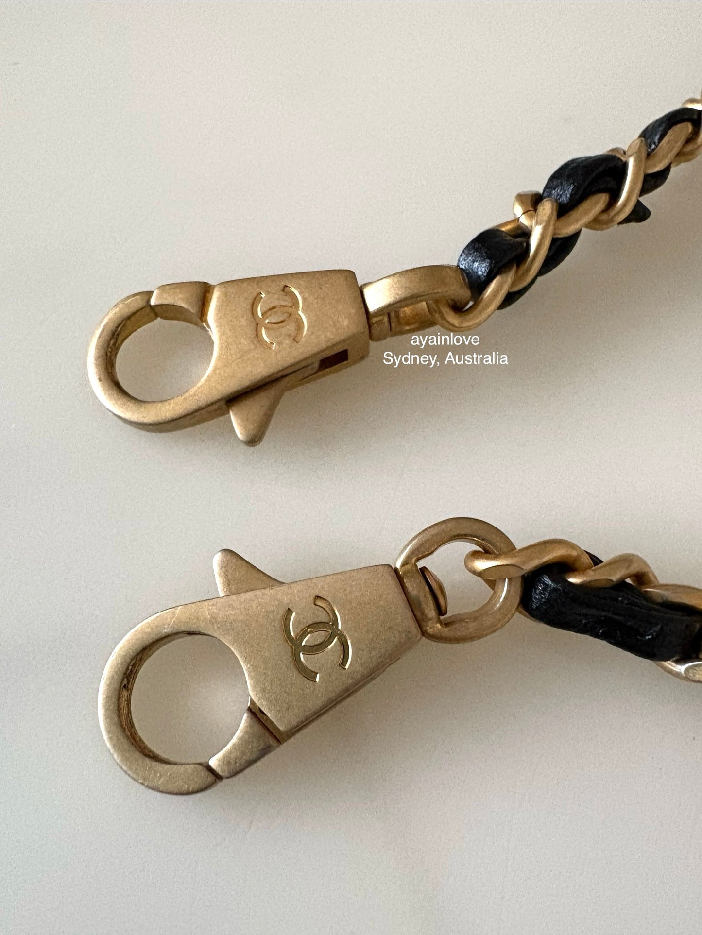 CHANEL Black Caviar Coco Chain Leather Handle Mini 19cm *Microchipped* Brushed Gold Hardware