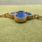 Van Cleef Arpels VCA 5 Motifs Agate Bracelet 18KT Yellow Gold Vintage Alhambra 2025