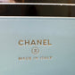 CHANEL 22S Pick Me Up Blue Caviar Top Handle Script Vanity Gold Hardware