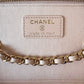 CHANEL 22C Light Beige Caviar Rectangular Vanity On Chain Light Gold Hardware