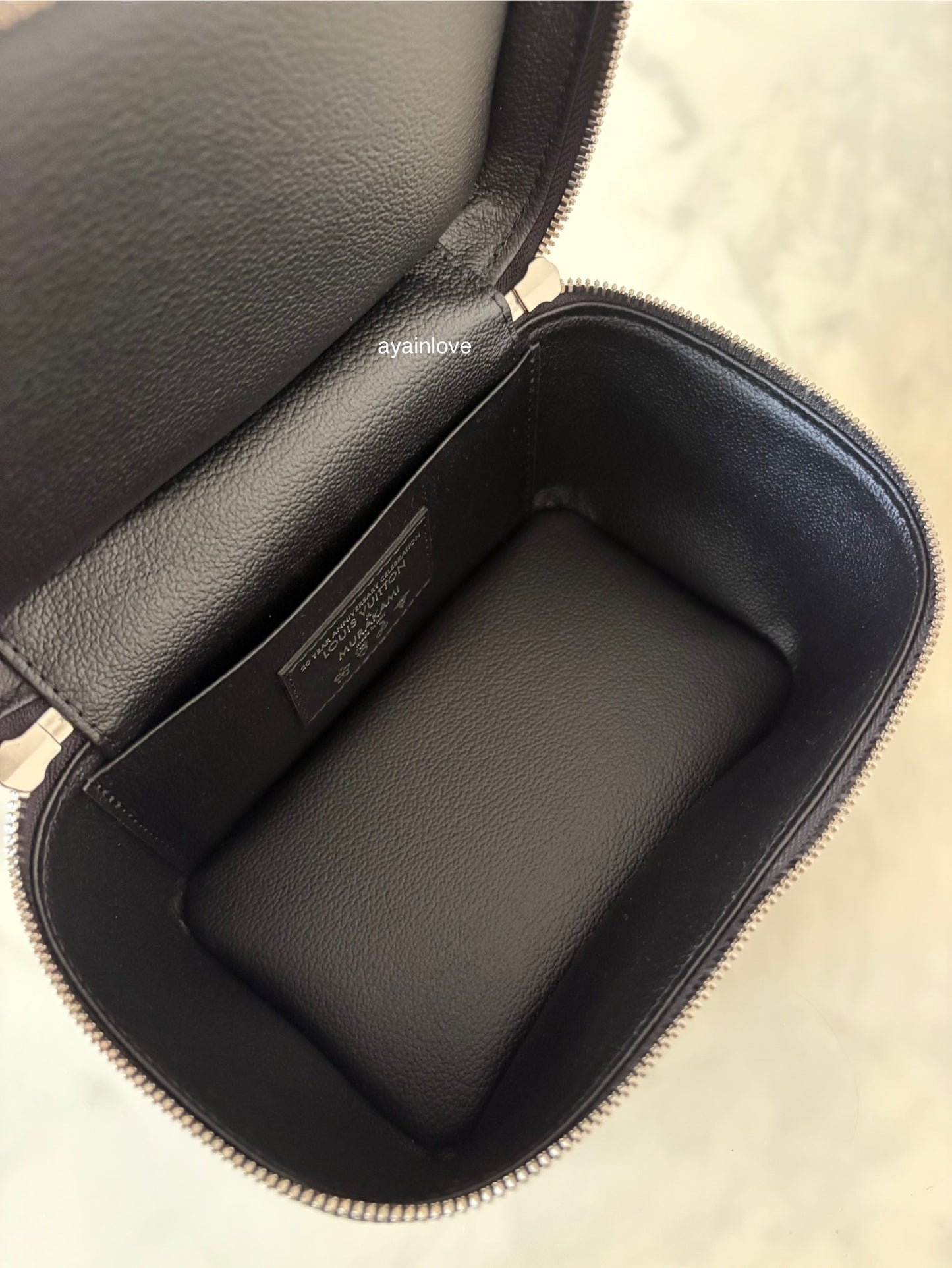 LOUIS VUITTON LV x TM Black Multicolour Murakami Rainbow Nice Mini Bag