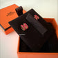 HERMES H Pop Mini Framboise Stud Earrings Rose Gold Hardware