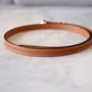 HERMES Pop H 15 Belt Gold Epsom Size 80 Rose Gold Hardware B Stamp