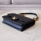 CHANEL 19S Chic Pearl Black Goatskin Flap Bag Gold Hardware