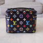 LOUIS VUITTON LV x TM Black Multicolour Murakami Rainbow Nice Mini Bag