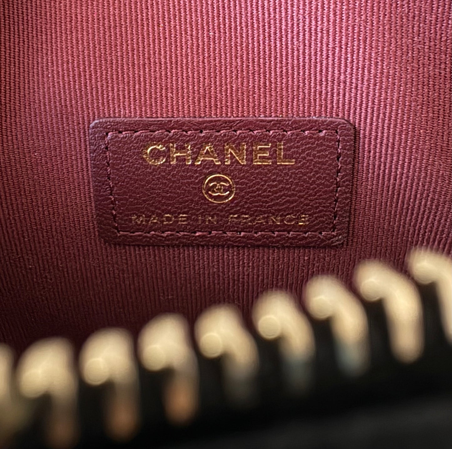 CHANEL 22S Black CC in Love Heart Small Cross-Body Bag Light Gold Hardware