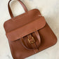 HERMES Halzan 31 Gold Clemence Gold Hardware D Stamp