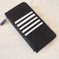 CHANEL Classic Black Caviar Phone Pouch Card Holder Gold Hardware