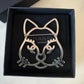 CHANEL 16K Cat Choupette Crystal Large Brooch