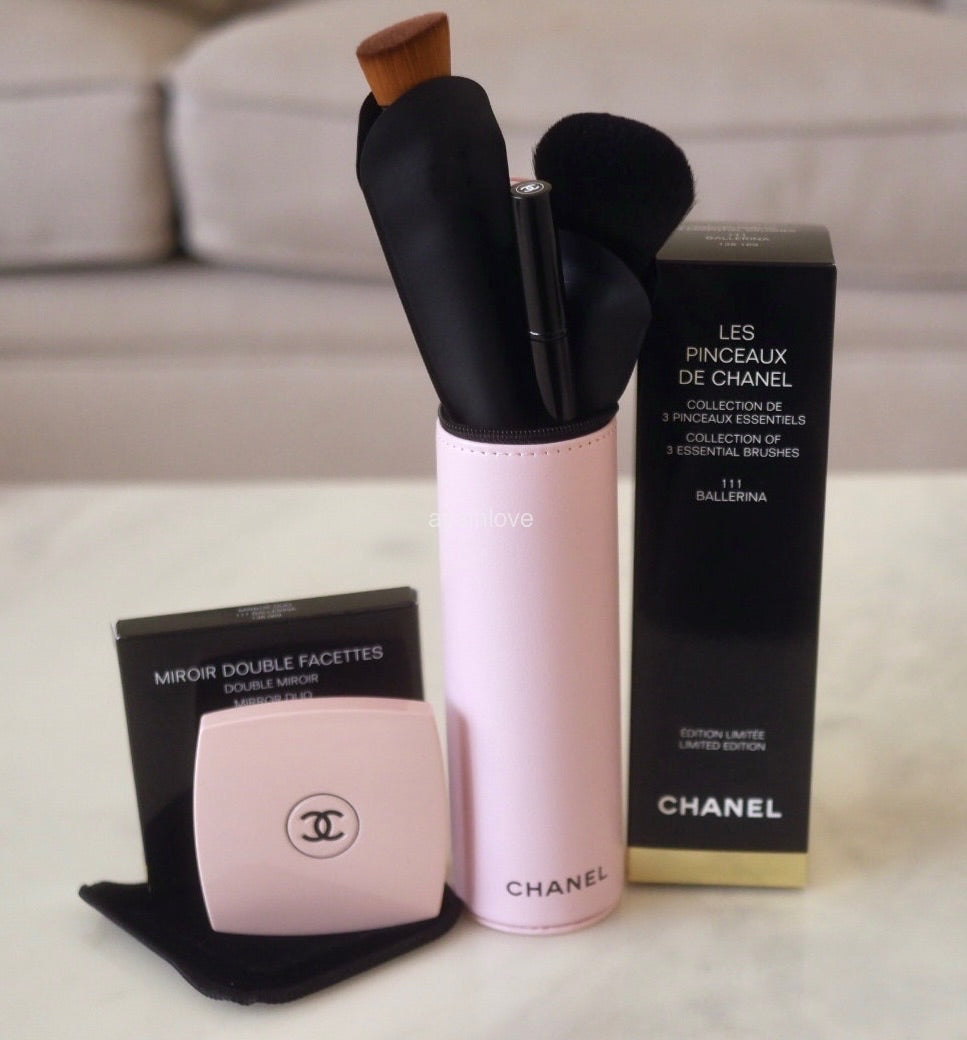 CHANEL, Makeup, Chanel Limited Edition Brush Set And Mirror Ballerina
