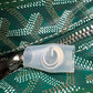 GOYARD Green Goyardine Hobo Boheme PM Bag with Blue Heart Stamp