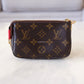 LOUIS VUITTON LV Holiday Limited Edition Vivienne London Animation 2021 Mini Pochette Monogram Gold Hardware