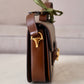 Gucci Horsebit 1955 Medium Brown GG Supreme Monogram Bag Gold Hardware