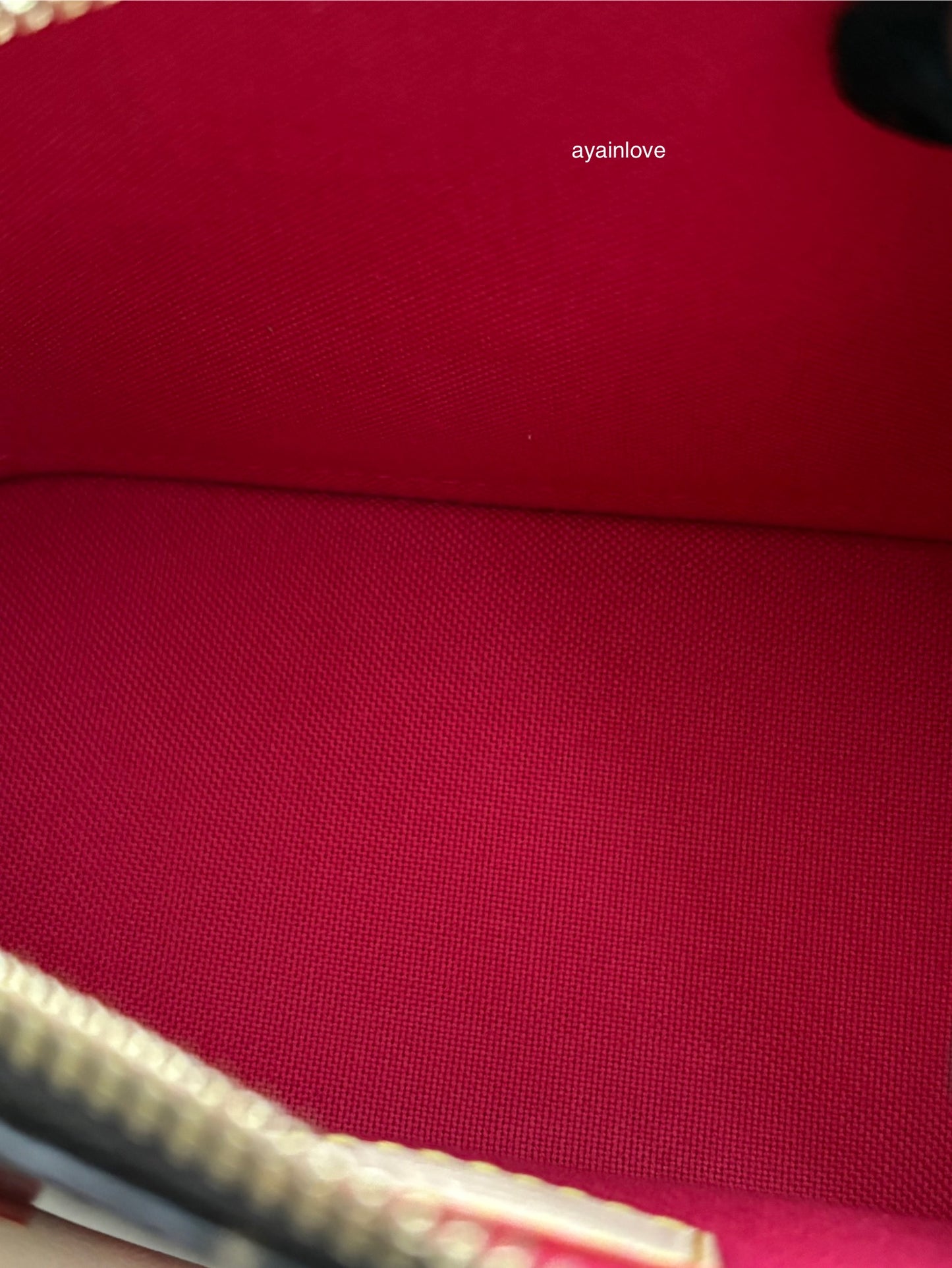 LOUIS VUITTON LV x TM Nano Alma Monogram Cherise Gold Hardware