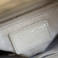 DIOR Small Lady Dior Beige Patent Cannage Calf Skin Bag
