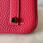 HERMES Birkin 35 Togo Rouge Pivoine Gold Hardware R Stamp
