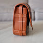 GOYARD Belvedere PM Goyardline Canvas/Calfskin Tan Black Messenger Bag Silver Hardware