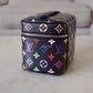 LOUIS VUITTON LV x TM Black Multicolour Murakami Rainbow Nice Mini Bag