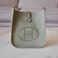 HERMES Mini Evelyne TPM 16 Amazone Sauge Green Clemence Palladium Hardware K Stamp