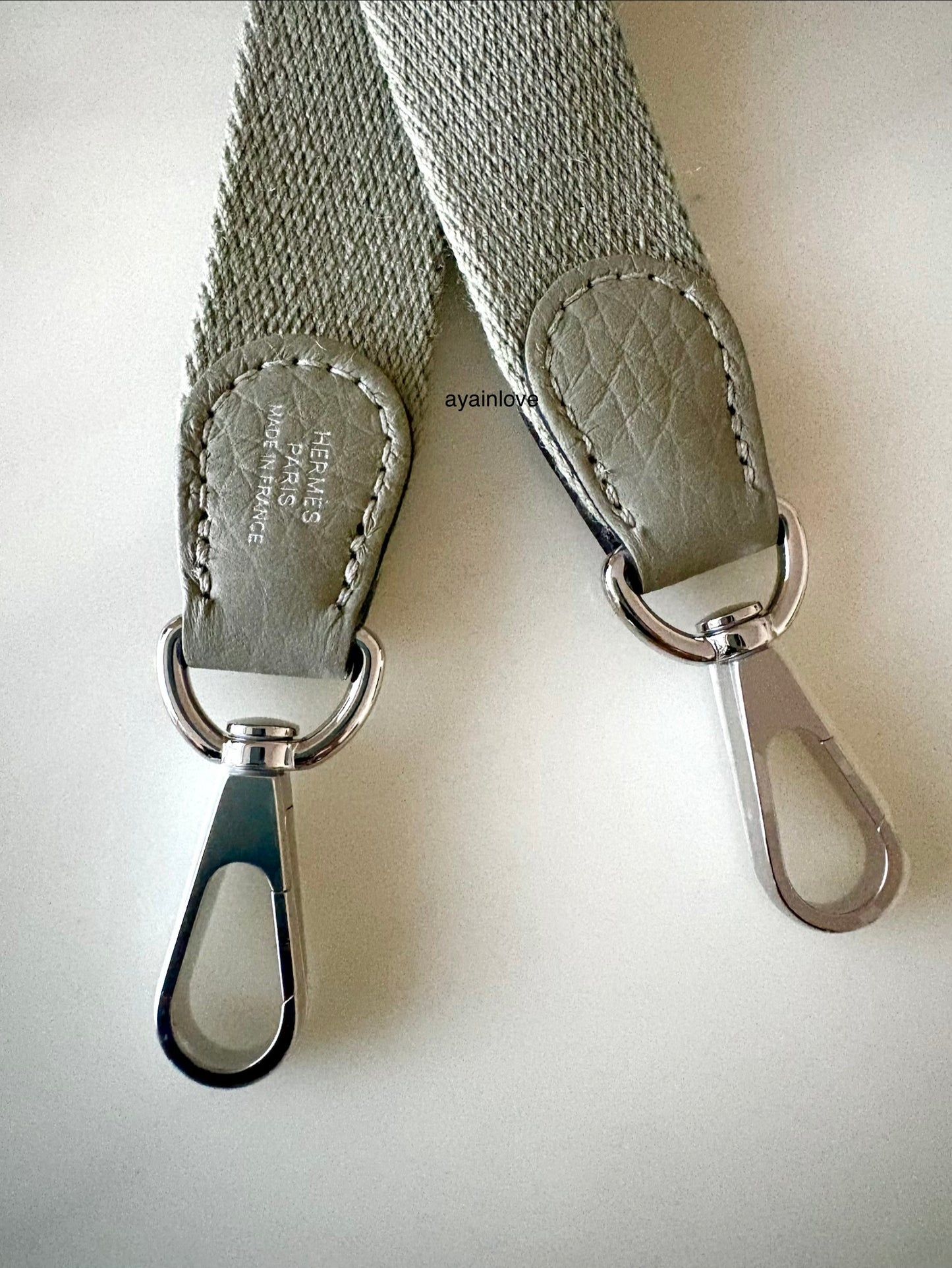 HERMES Mini Evelyne TPM 16 Amazone Sauge Green Clemence Palladium Hardware K Stamp