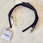 CHANEL 21B Black Silk Ribbon CC Headband Bandeau