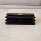 CHANEL 23S Black Caviar Wallet on Chain with Bag Charm Gold Hardware