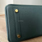 HERMES Birkin 25 Vert Cypress Togo Bag Gold Hardware U Stamp