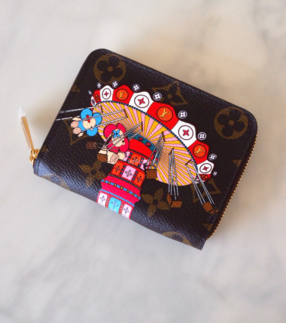 LV LOUIS VUITTON Animation Holiday 2020 Japan Exclusive Limited Vivienne Zippy Coin Purse Wallet