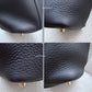 HERMES Picotin Lock 18 Caban Dark Blue Black Taurillion Clemence Gold Hardware K Stamp